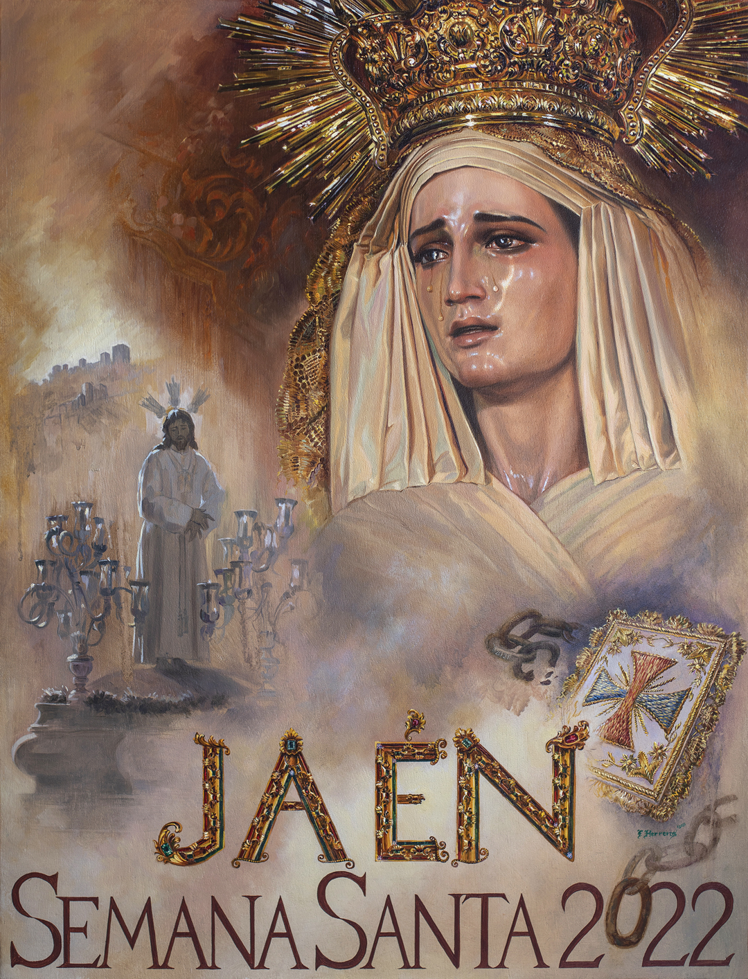 Cartel de la Semana Santa de Jaén 2022